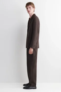 SINGLE-BREASTED LINEN BLAZER