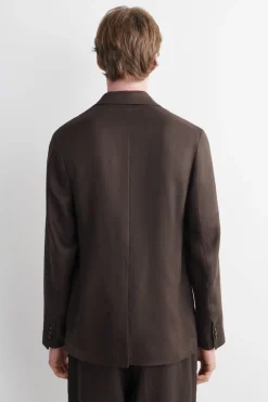 SINGLE-BREASTED LINEN BLAZER
