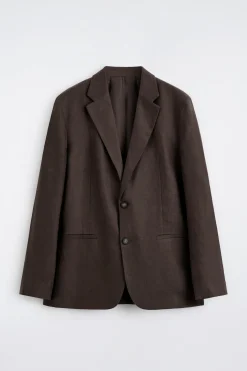 SINGLE-BREASTED LINEN BLAZER