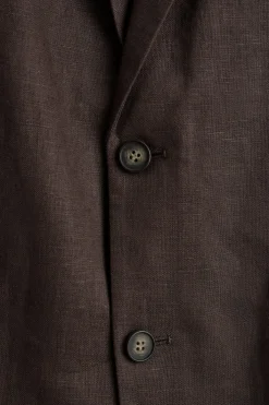 SINGLE-BREASTED LINEN BLAZER