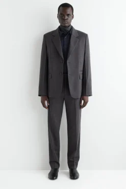 SINGLE-BREASTED WOOL BLAZER