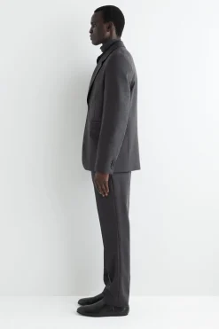 SINGLE-BREASTED WOOL BLAZER