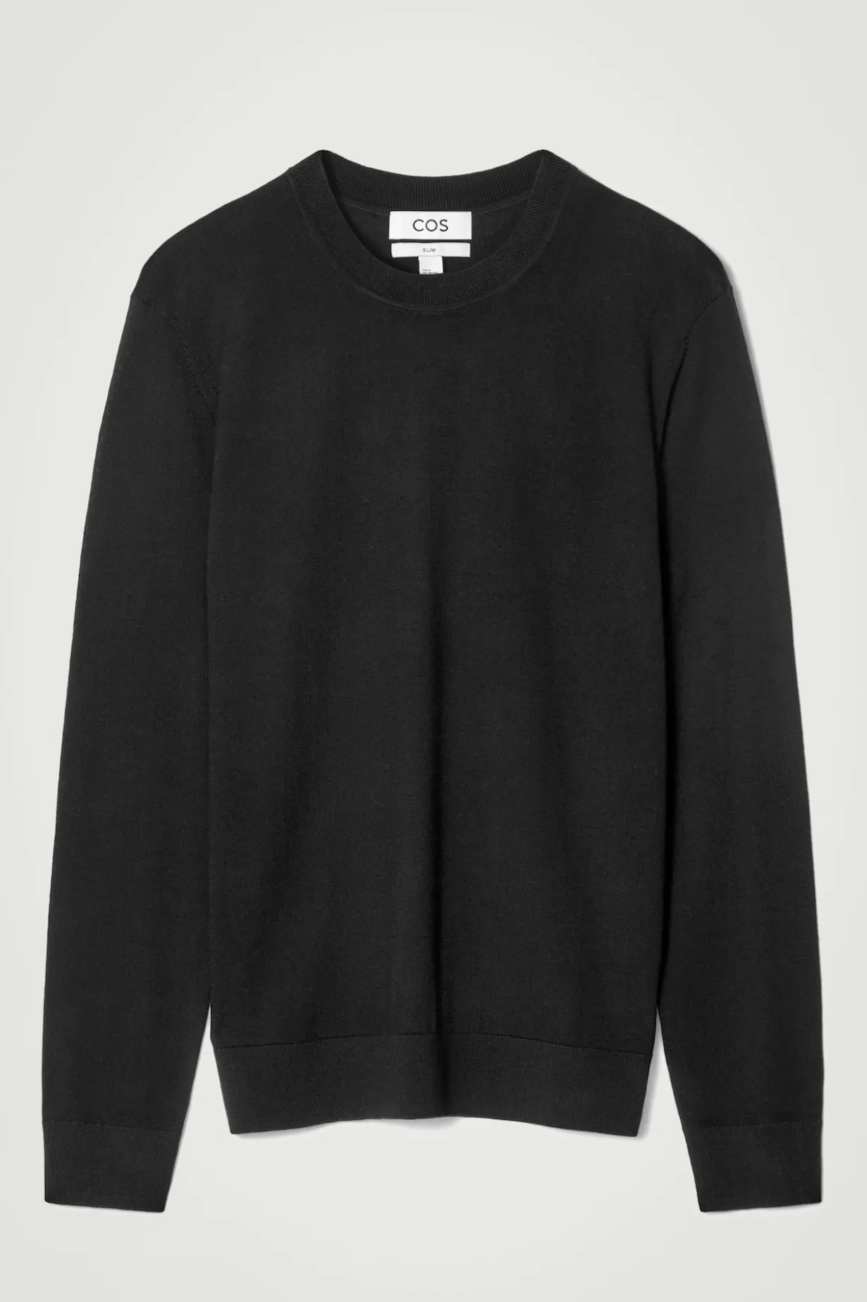 SLIM MERINO WOOL CREW-NECK SWEATER