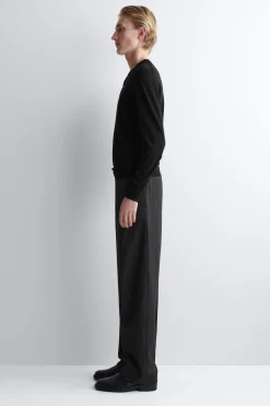 SLIM MERINO WOOL HENLEY TOP