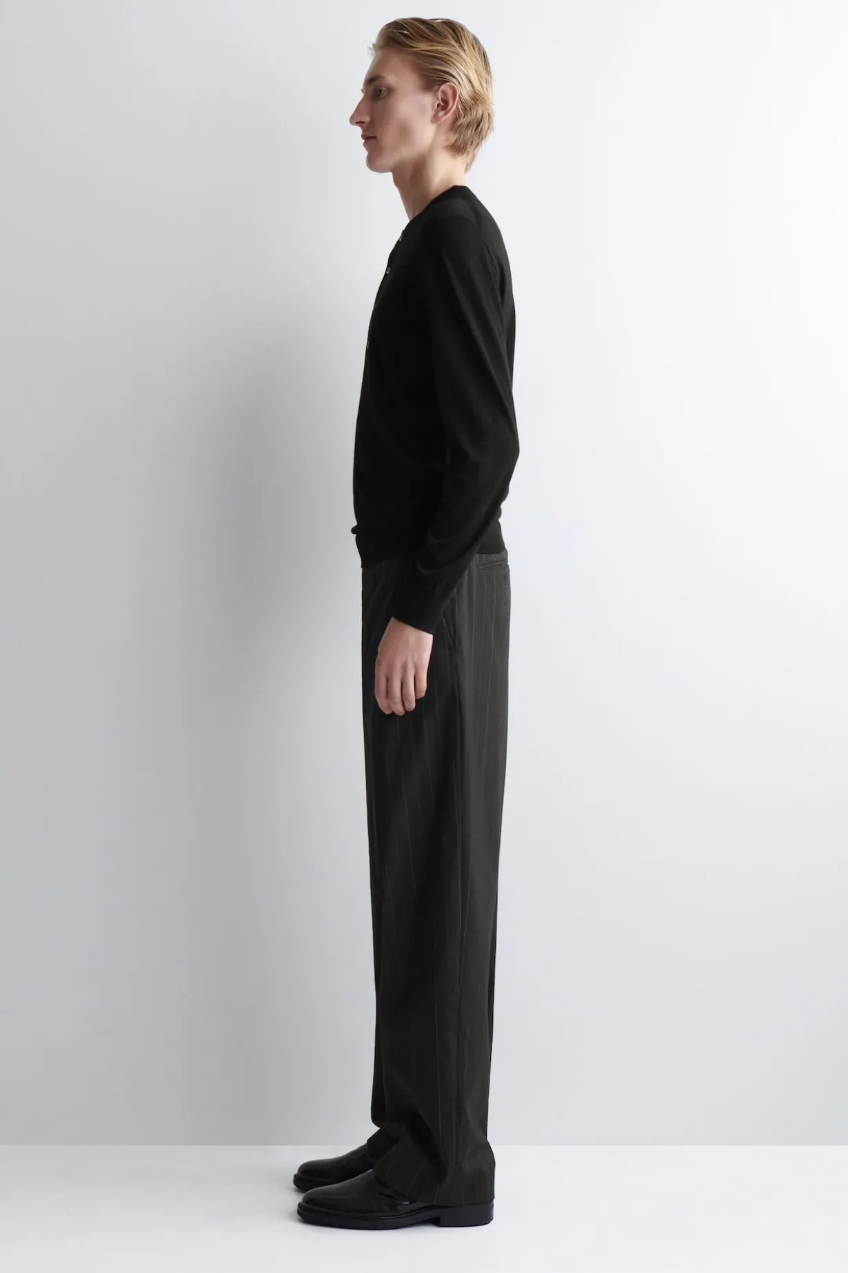 SLIM MERINO WOOL HENLEY TOP