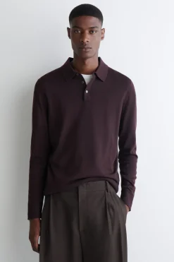 SLIM MERINO WOOL POLO SHIRT