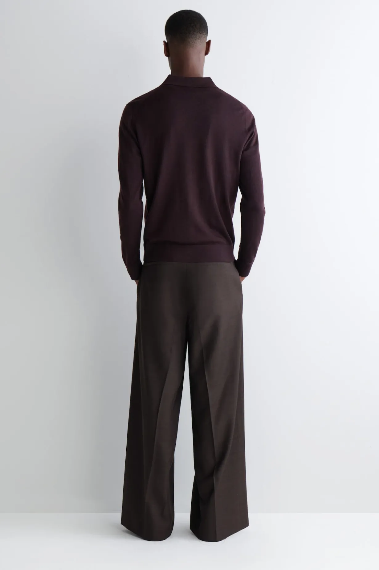 SLIM MERINO WOOL POLO SHIRT