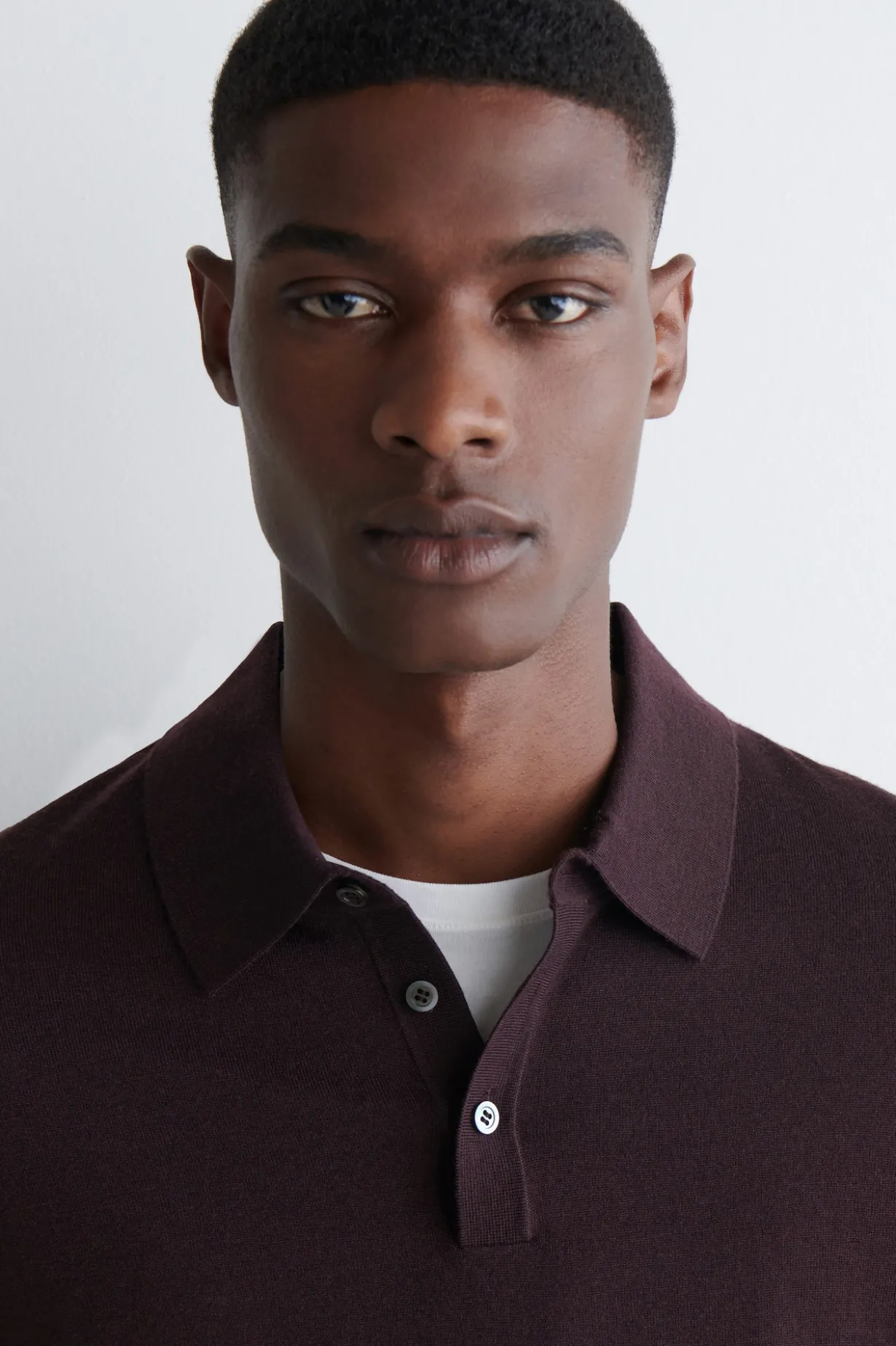 SLIM MERINO WOOL POLO SHIRT