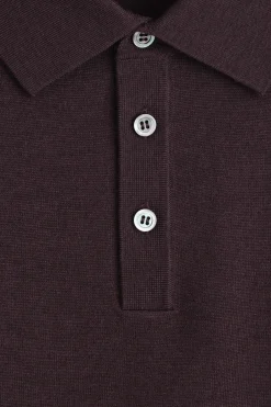 SLIM MERINO WOOL POLO SHIRT