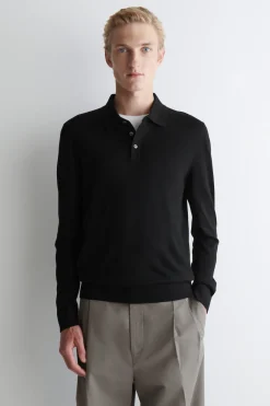 SLIM MERINO WOOL POLO SHIRT