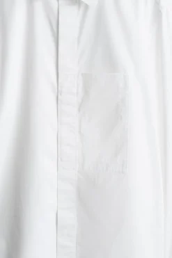 SLIM POCKET-DETAIL PIMA COTTON SHIRT