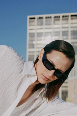SLIM RECTANGULAR SUNGLASSES