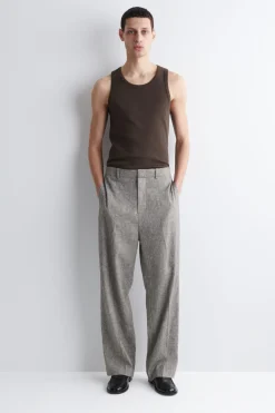 SLIM RIBBED COTTON TANK TOP