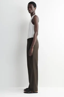 SLIM RIBBED COTTON TANK TOP