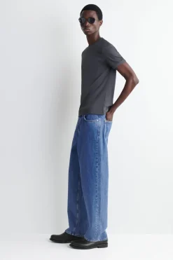 SLIM RIBBED COTTON T-SHIRT