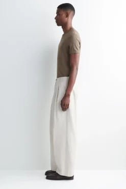 SLIM RIBBED COTTON T-SHIRT