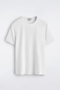 SLIM RIBBED COTTON T-SHIRT