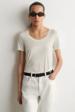 SLIM SILK T-SHIRT
