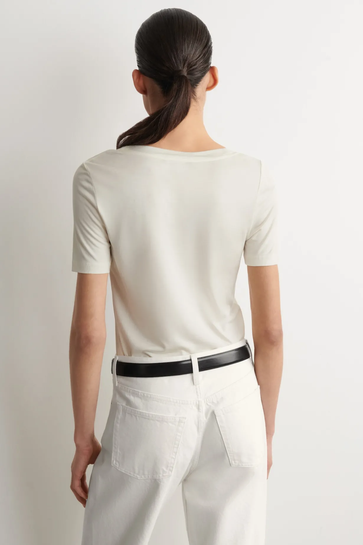 SLIM SILK T-SHIRT
