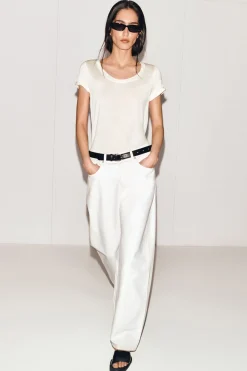 SLIM SILK T-SHIRT