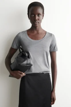 SLIM SILK T-SHIRT