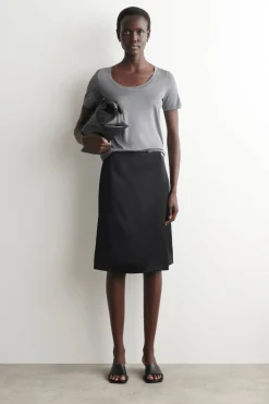 SLIM SILK T-SHIRT