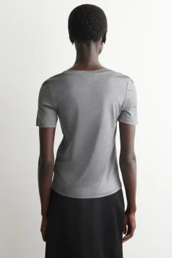 SLIM SILK T-SHIRT