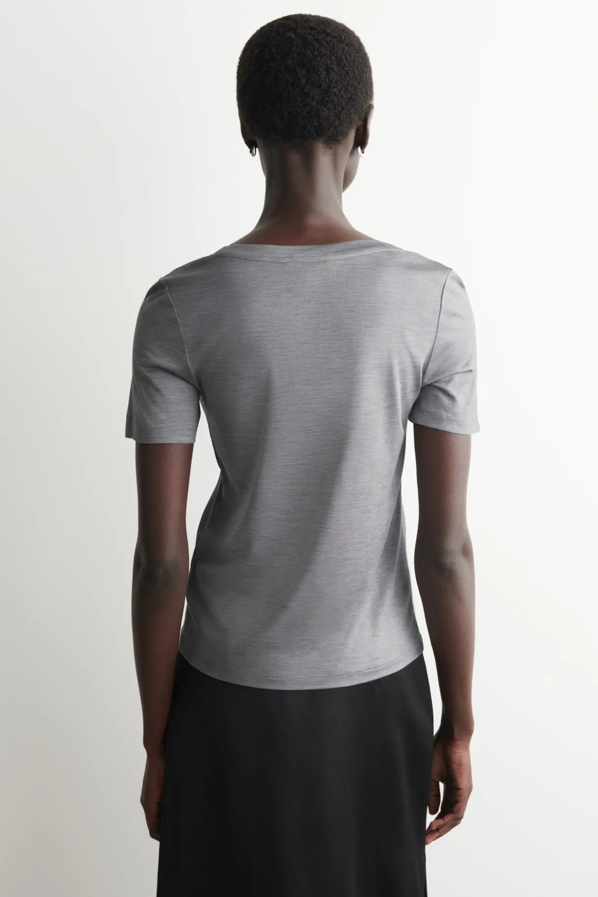 SLIM SILK T-SHIRT