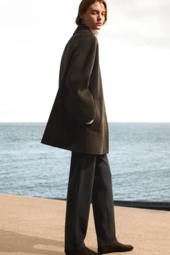 SLIM STRAIGHT-LEG PANTS