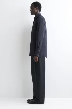 SLIM TAILORED COTTON-POPLIN SHIRT