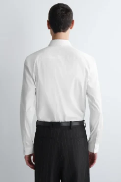 SLIM TAILORED COTTON-POPLIN SHIRT