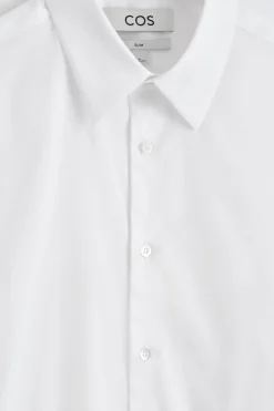 SLIM TAILORED COTTON-POPLIN SHIRT