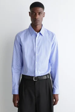 SLIM TAILORED POPLIN SHIRT