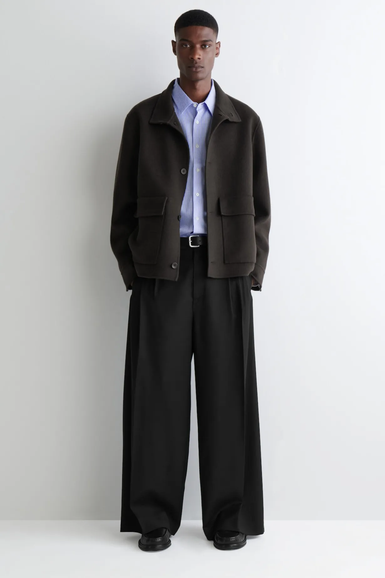 SLIM TAILORED POPLIN SHIRT