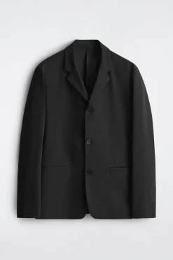 SLIM UNSTRUCTURED TECH-TWILL BLAZER