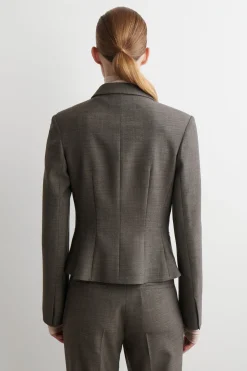 SLIM WAISTED WOOL BLAZER