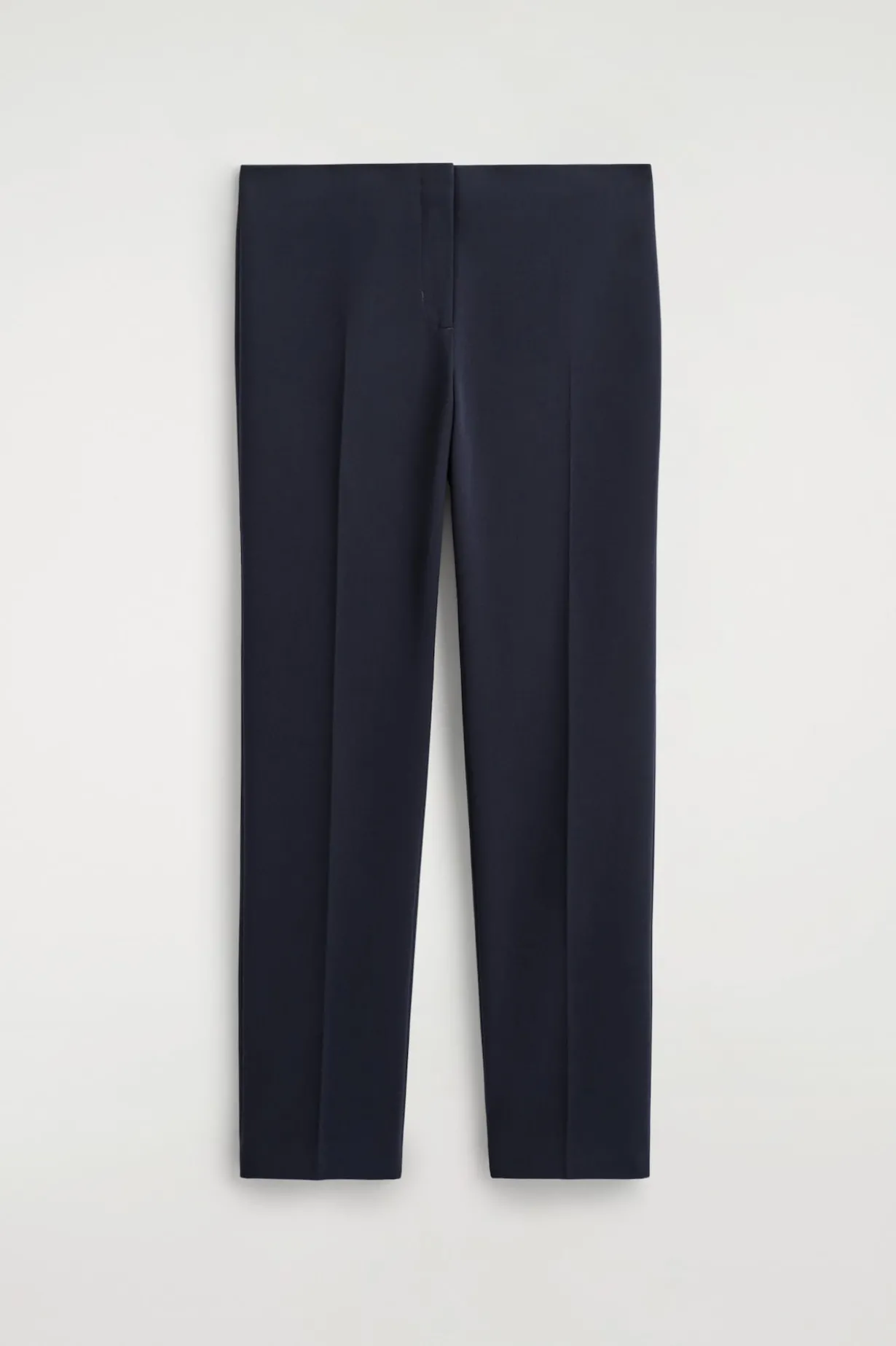 SLIM WOOL-BLEND PANTS