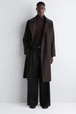 SLIM WOOL-JERSEY ROLLNECK TOP