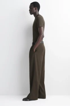 SLIM-FIT COTTON CREPE LIGHTWEIGHT T-SHIRT