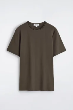 SLIM-FIT COTTON CREPE LIGHTWEIGHT T-SHIRT
