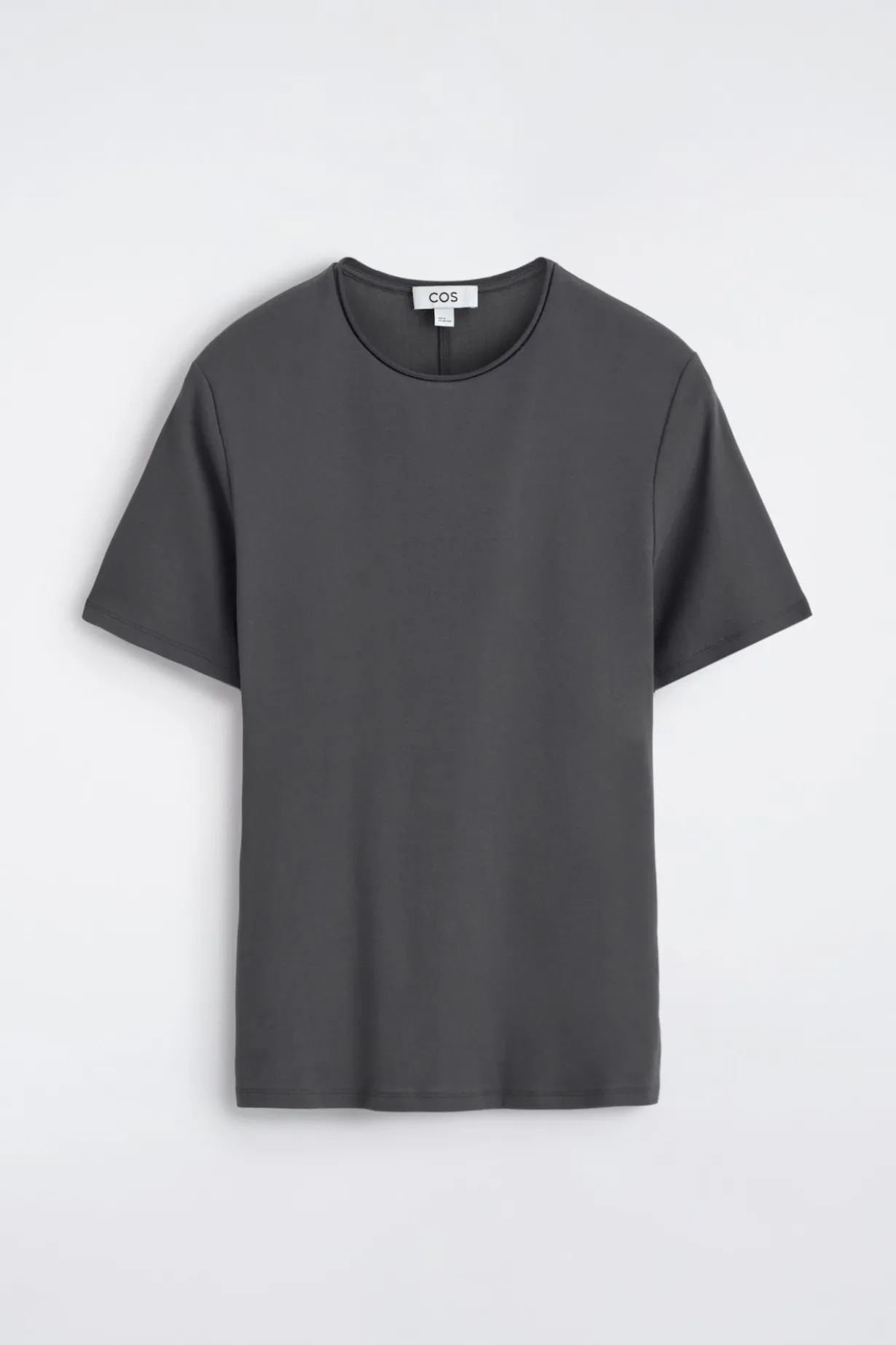 SLIM-FIT COTTON CREPE LIGHTWEIGHT T-SHIRT