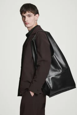 SLOUCHY TOTE BAG - LEATHER