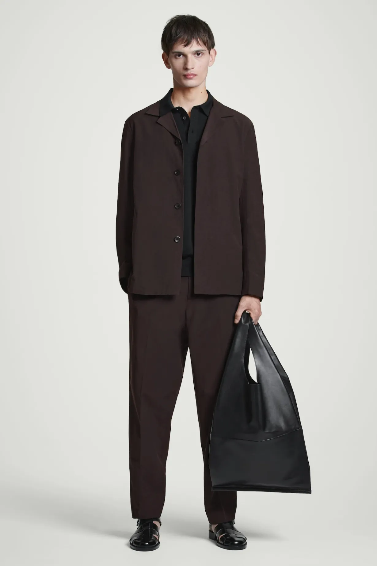 SLOUCHY TOTE BAG - LEATHER