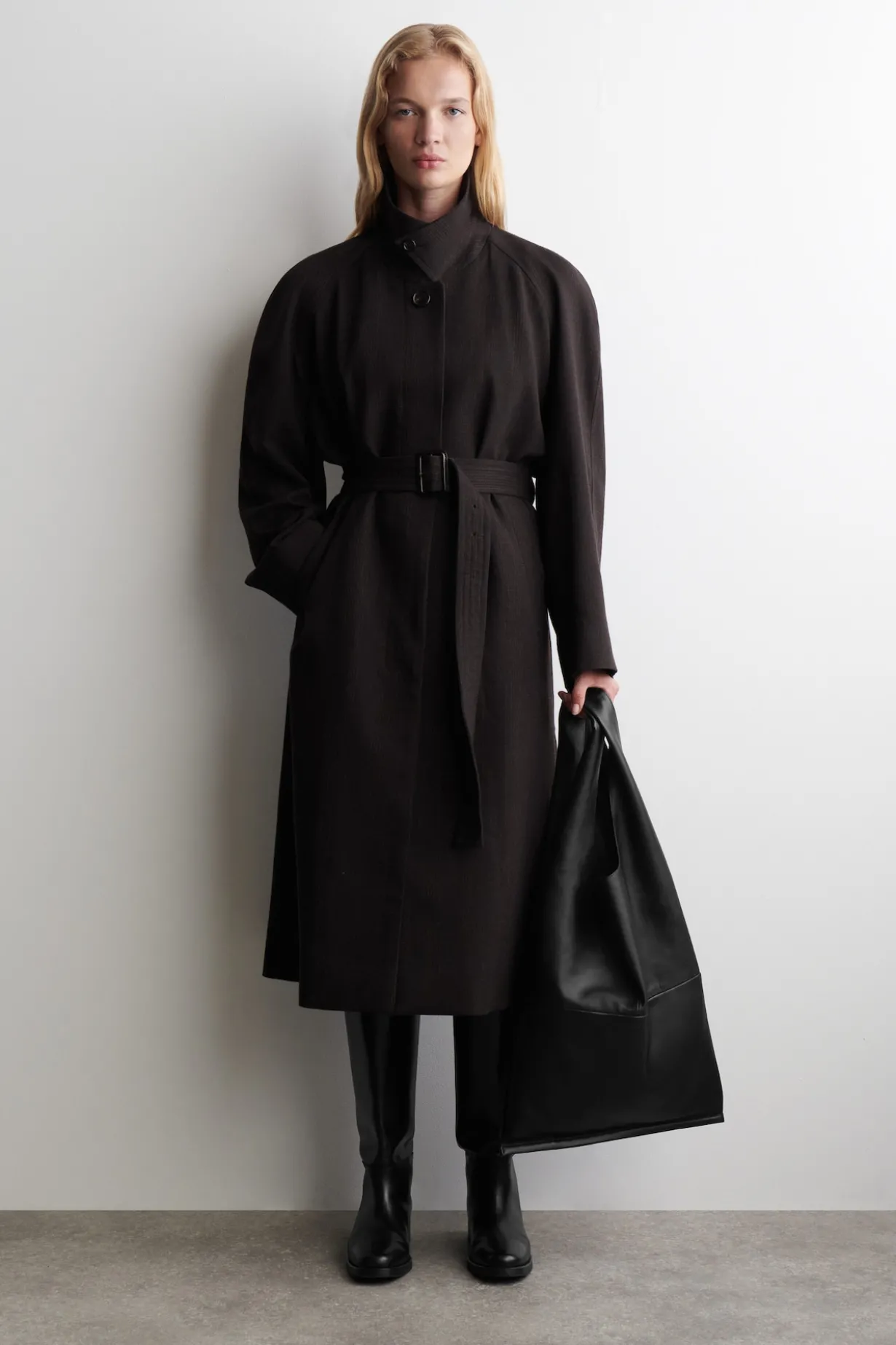 SLOUCHY TOTE BAG - LEATHER