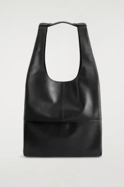 SLOUCHY TOTE BAG - LEATHER