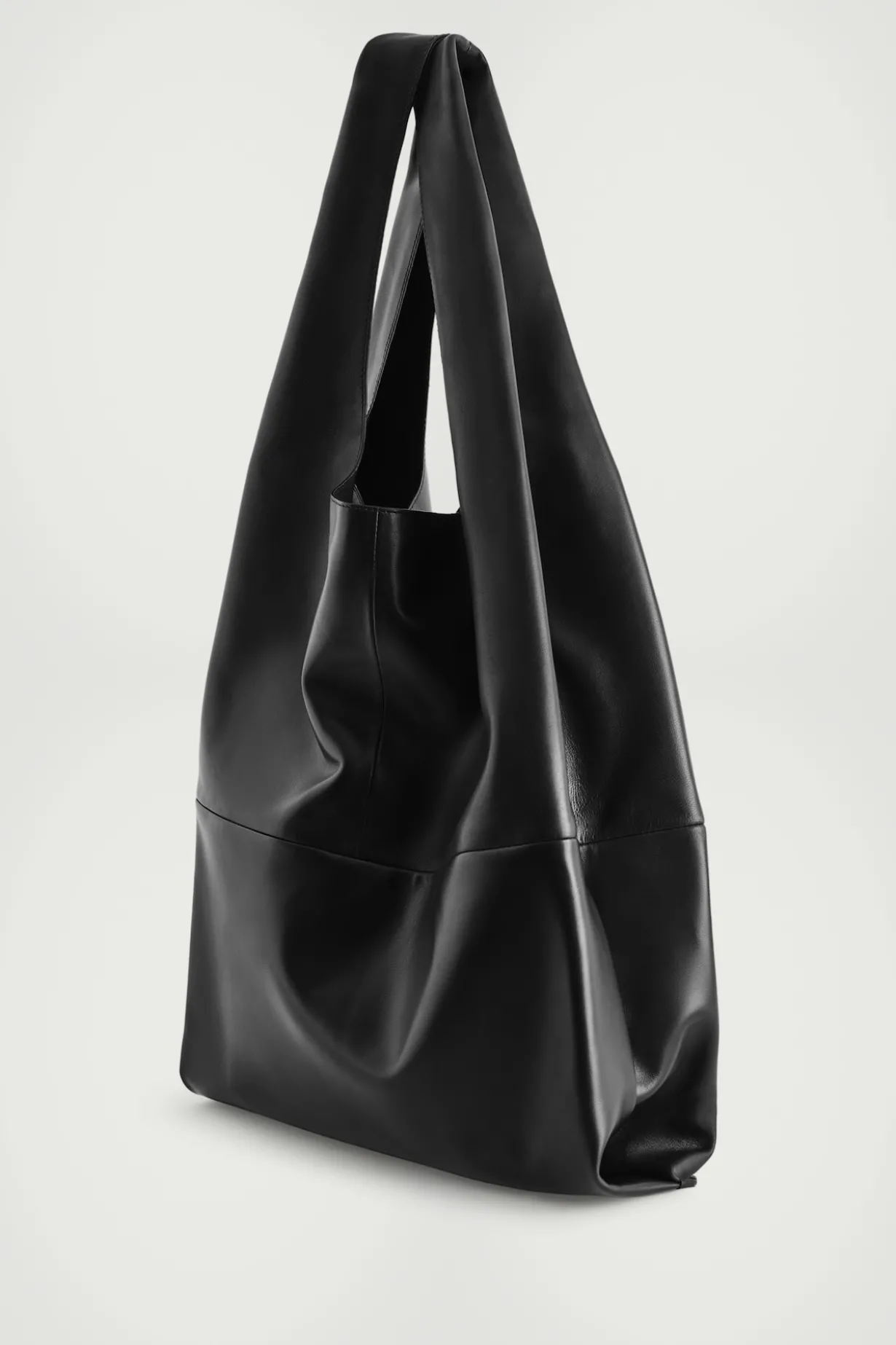 SLOUCHY TOTE BAG - LEATHER