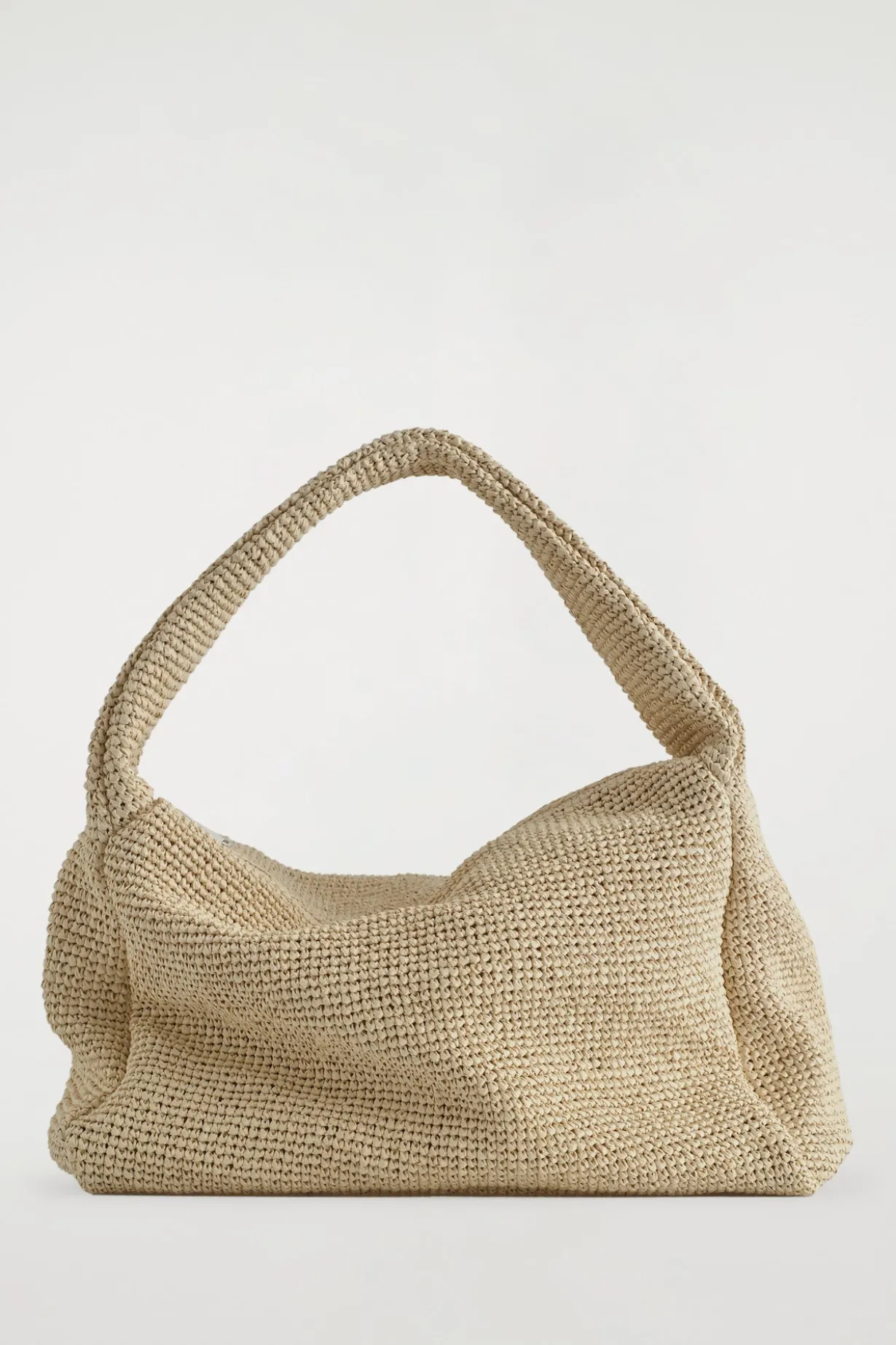 SLOUCHY TOTE BAG - RAFFIA