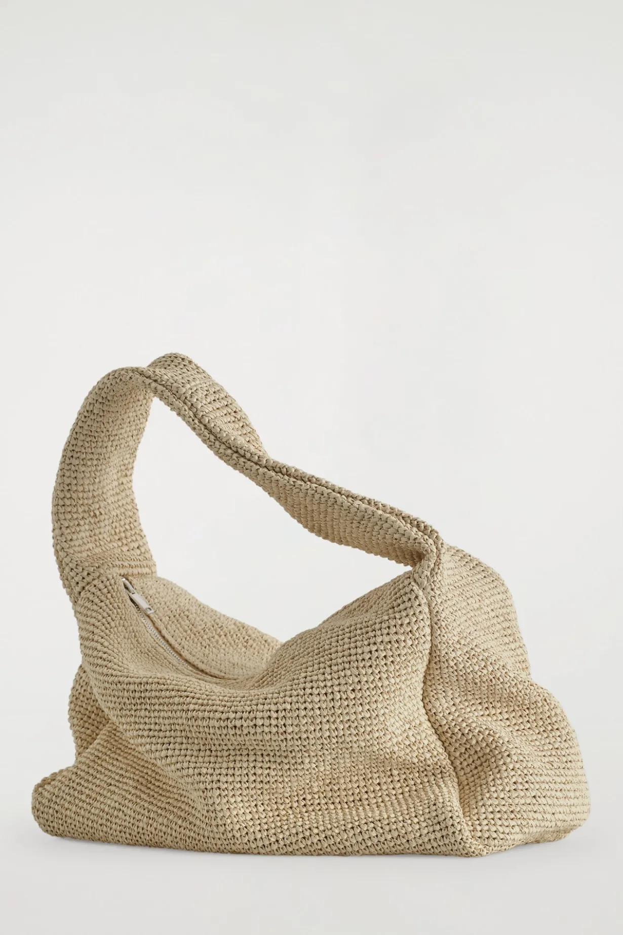 SLOUCHY TOTE BAG - RAFFIA