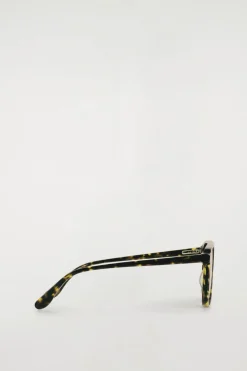 SQUARE-FRAME AVIATOR SUNGLASSES
