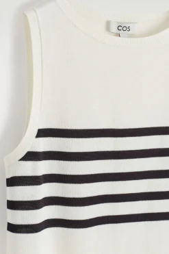 STRIPED KNITTED TANK TOP